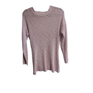 Le Lis Open Back Twist Sweater Womens‎ Small Lavender Purple Balletcore Knit